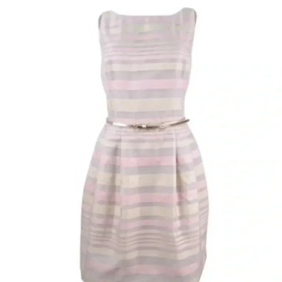 Jessica Howard’s Pink Stripe Cocktail Dress - Picture 2 of 7